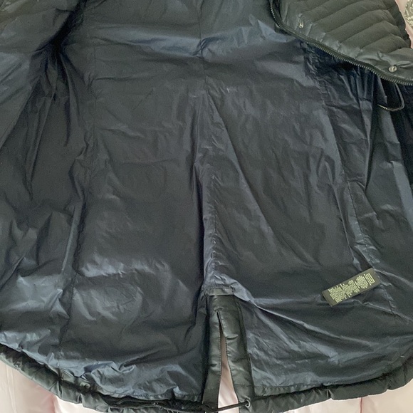 Hunter Original Refined Down Coat Women's Large Black Puffer Full Zip Mid Length - Picture 5 of 12